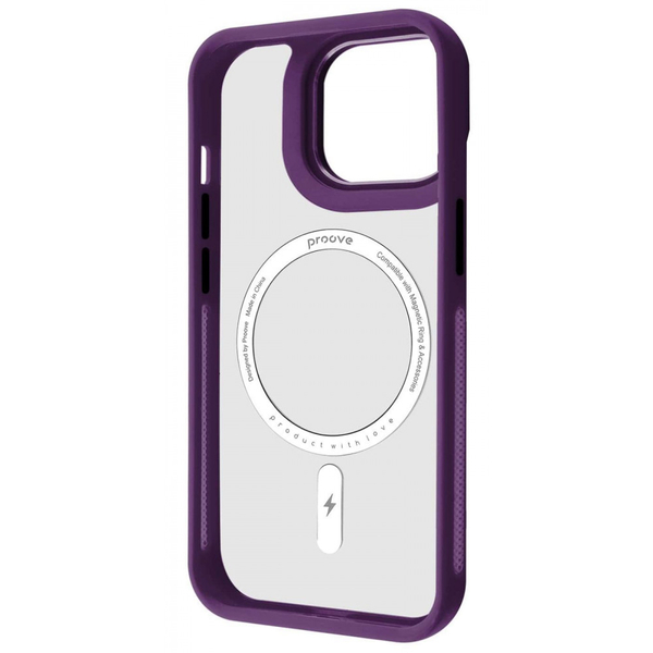 Чохол Proove Clear Essence Case with Magnetic Ring iPhone 12 Pro Max Orange, изображение 3