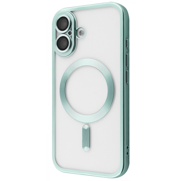 Чохол Metal Matte Case with Magnetic Ring iPhone 17 Teal