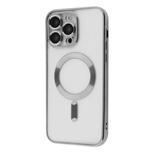 Чохол Metal Matte Case with Magnetic Ring iPhone 14 Pro Max Silver