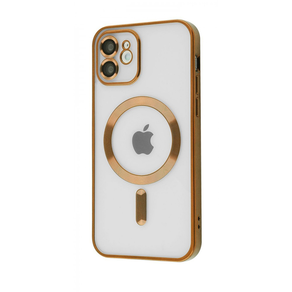 Чохол Metal Matte Case with Magnetic Ring iPhone 14 Pro Gold