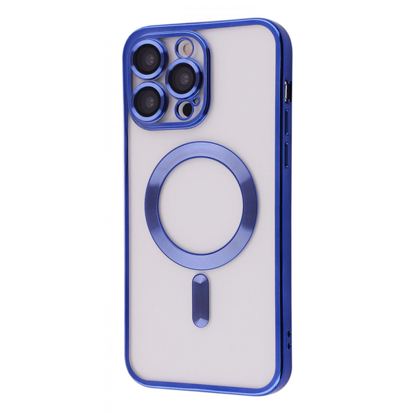 Чохол Metal Matte Case with Magnetic Ring iPhone 14 Pro Max Midnight blue