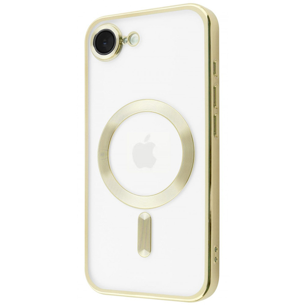 Чохол Metal Matte Case with Magnetic Ring iPhone 16e Gold