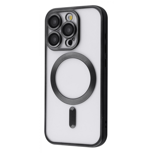 Чохол Metal Matte Case with Magnetic Ring iPhone 15 Pro Max Black