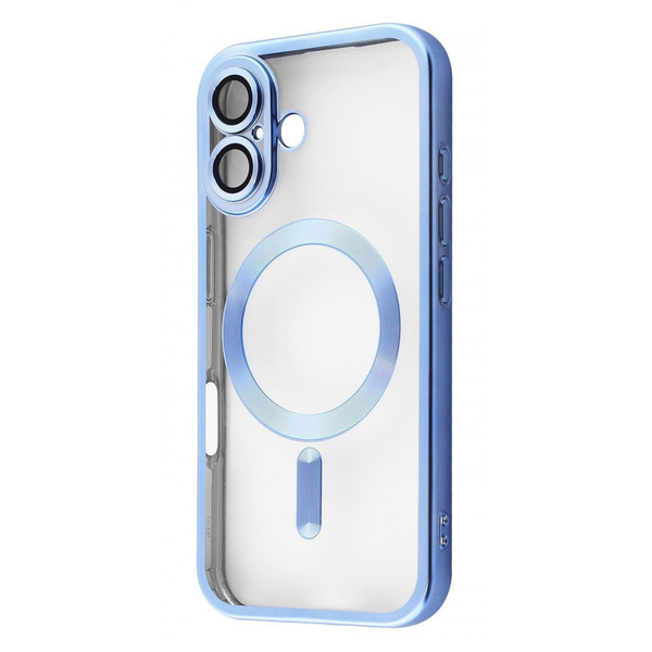 Чохол Metal Matte Case with Magnetic Ring iPhone 16 Plus Ultramarine