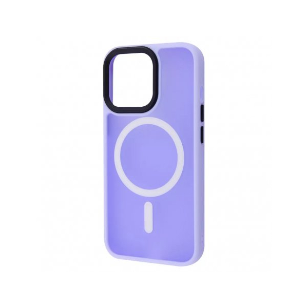 Чехол Wave Matte Colorful Case  MagSafe iPhone 14 Light Purple