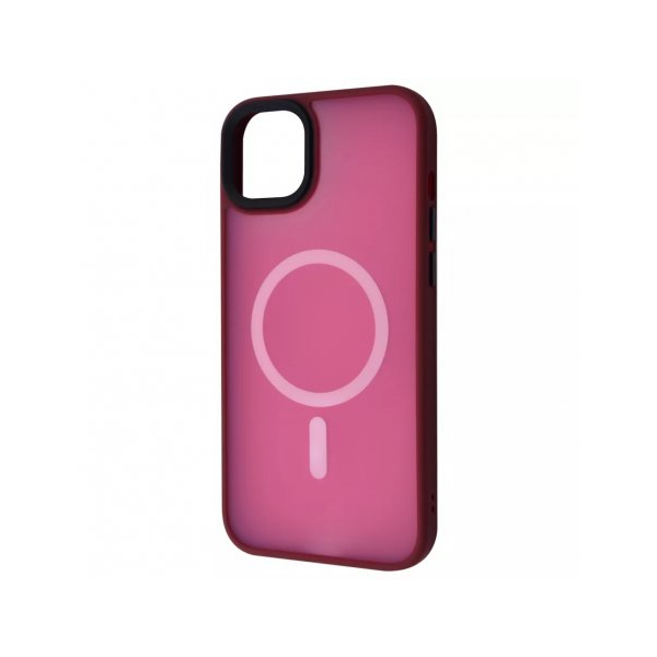 Чехол Wave Matte Colorful Case MagSafe iPhone 14 Plus Red