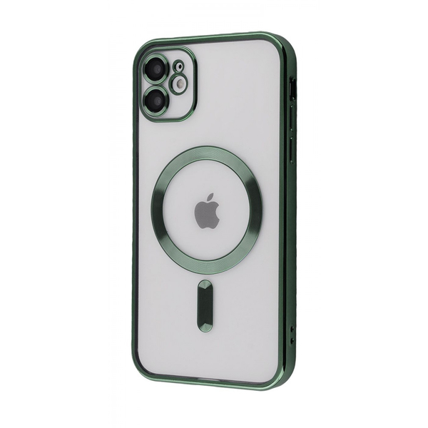Чохол Metal Matte Case with Magnetic Ring iPhone 11 Dark green