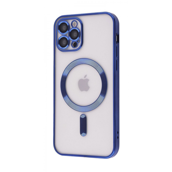 Чохол Metal Matte Case with Magnetic Ring iPhone 12 Pro Midnight blue