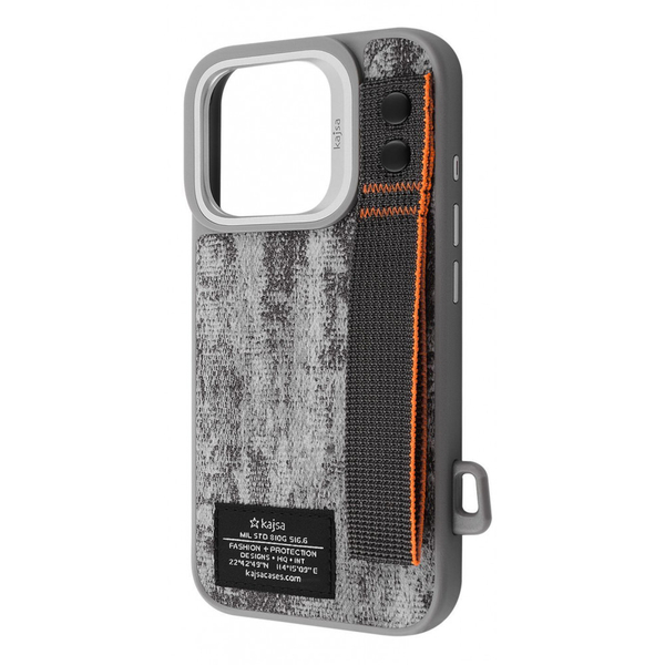 Чохол Kajsa Outdoor Collection Tie Dye with Magnetic Ring iPhone 16 Pro Max Gray