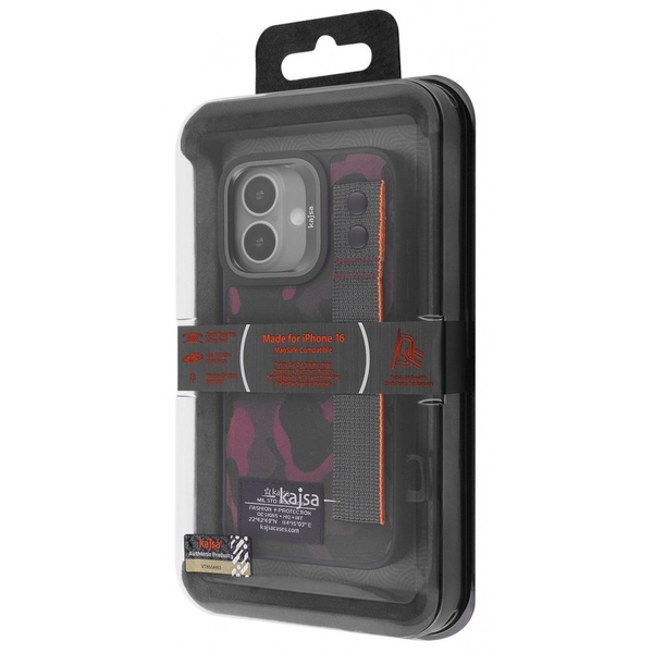 Чохол Kajsa Outdoor Collection with Magnetic Ring iPhone 16 Black, изображение 2