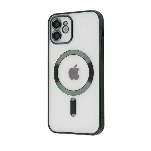Чохол Metal Matte Case with Magnetic Ring iPhone 13 Pro Max Dark green