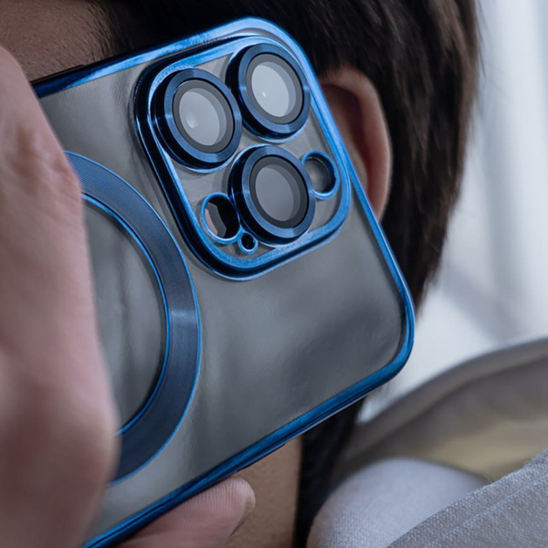 Чохол Metal Matte Case with Magnetic Ring iPhone 12 Pro Max Midnight blue, зображення 5