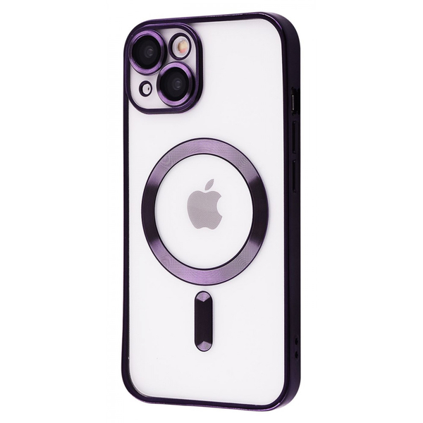 Чохол Metal Matte Case with Magnetic Ring iPhone 14 Deep purple
