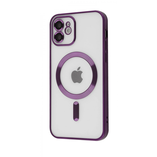 Чохол Metal Matte Case with Magnetic Ring iPhone 14 Pro Deep purple