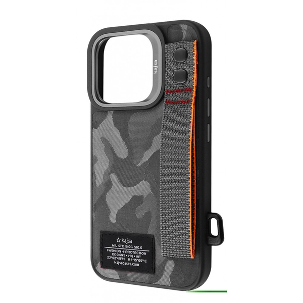 Чохол Kajsa Outdoor Collection with Magnetic Ring iPhone 16 Pro Gray