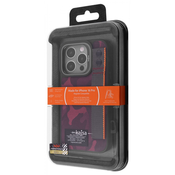Чохол Kajsa Outdoor Collection with Magnetic Ring iPhone 16 Pro Black, изображение 2