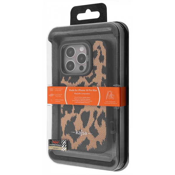 Чохол Kajsa Glamorus Collection with Magnetic Ring iPhone 16 Pro Max Gold, изображение 2
