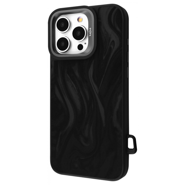 Чохол Kajsa Fluid Art with Magnetic Ring iPhone 16 Pro Max Black
