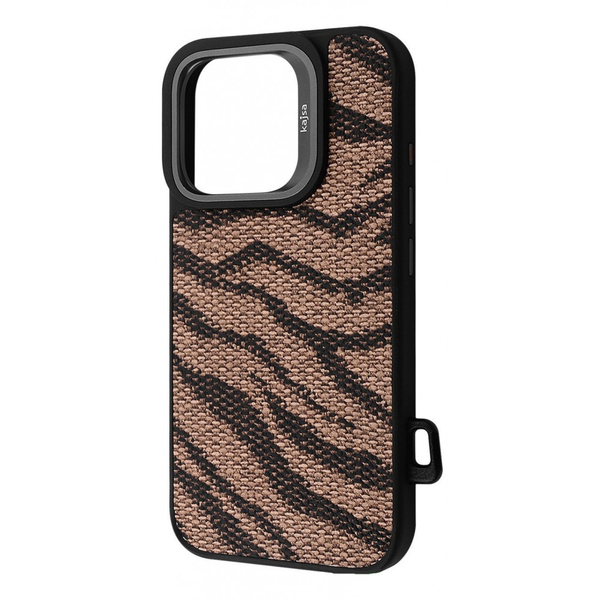 Чохол Kajsa Glamorus Collection with Magnetic Ring iPhone 16 Pro Bronze