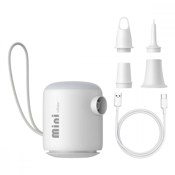 Портативний насос Baseus PocketGo Portable Air Pump White, изображение 6