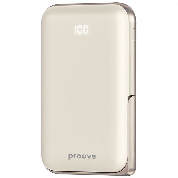 Портативна батарея PowerBank Proove Knight 20W 10000mAh Beige, изображение 6