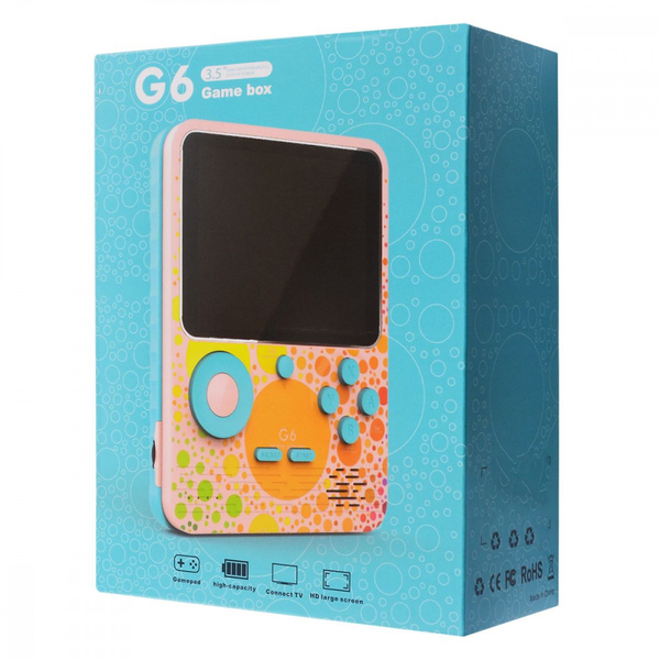Портативна ігрова консоль G6 3.5 дюйма 6000mAh Pink, изображение 2
