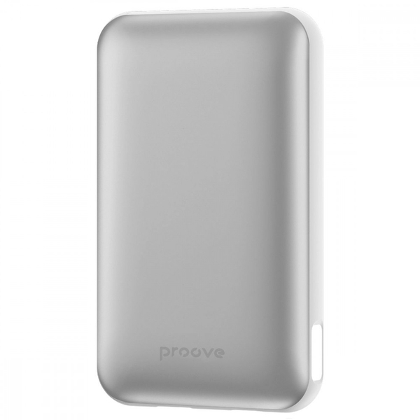 Портативна батарея PowerBank Proove Vibe Energy Plus 22.5W 10000mAh Silver/white