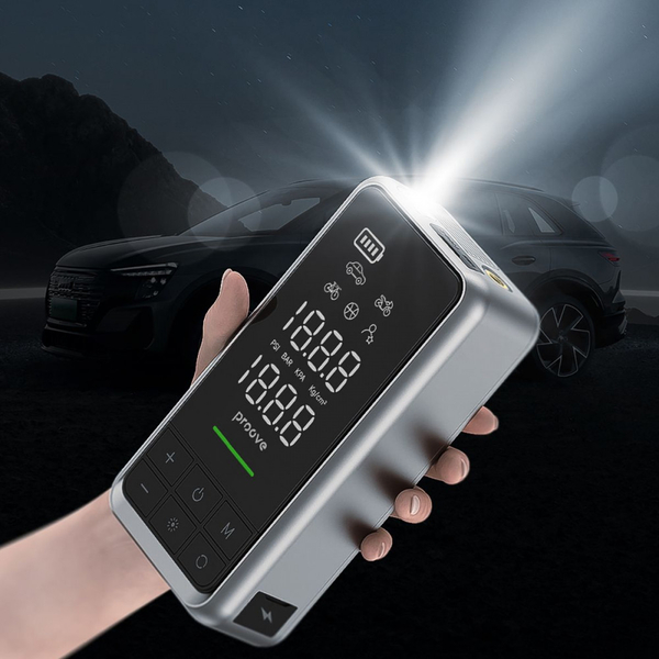 Пусковий Пристрій (бустер) 2 in 1 + Насос Proove Air Jump 10400mAh 1000A Gray, зображення 9