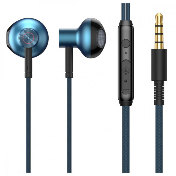 Навушники Baseus Encok H19 Wired Blue