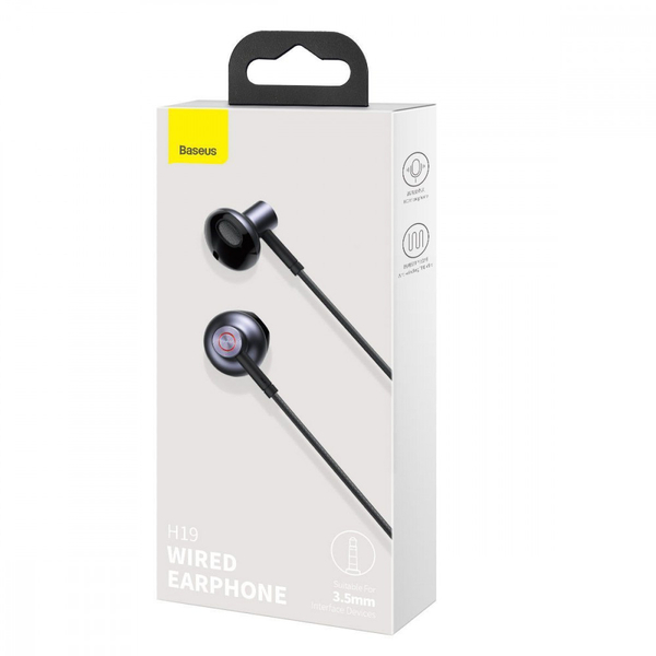 Навушники Baseus Encok H19 Wired Blue, зображення 2
