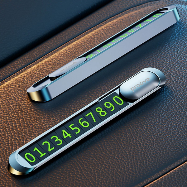 Паркувальна Карта Proove Parking Number Plate Metal Lock Dark gray, зображення 10