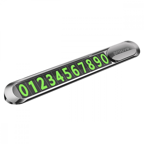 Паркувальна Карта Proove Parking Number Plate Metal Lock Dark gray, изображение 6