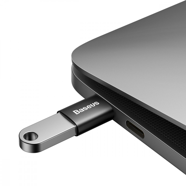 Перехідник Baseus Ingenuity Mini OTG USB 3.1 to Type-C Black, изображение 4