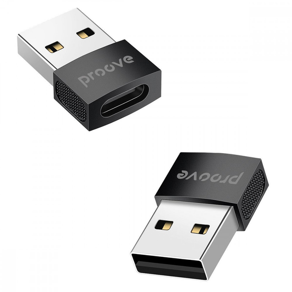 Адаптер OTG Proove Extension Type-C to USB Black, изображение 5