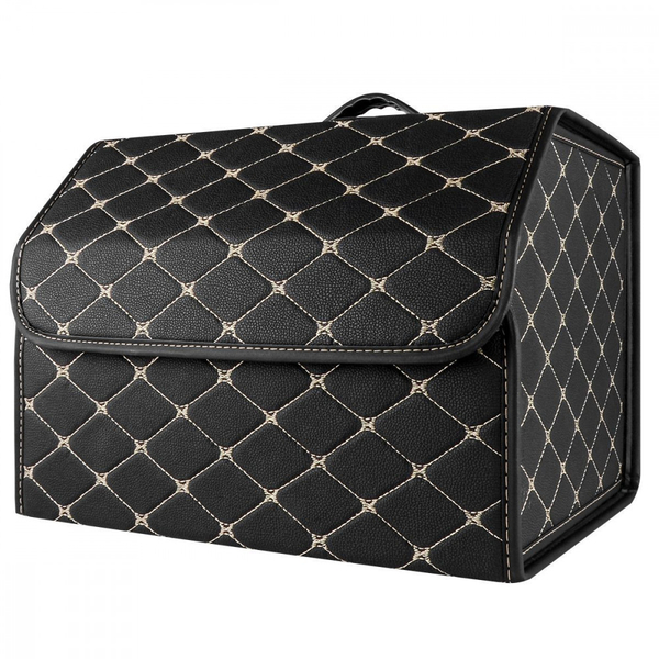 Органайзер у багажник автомобіля 40см*30см*30см Black beige