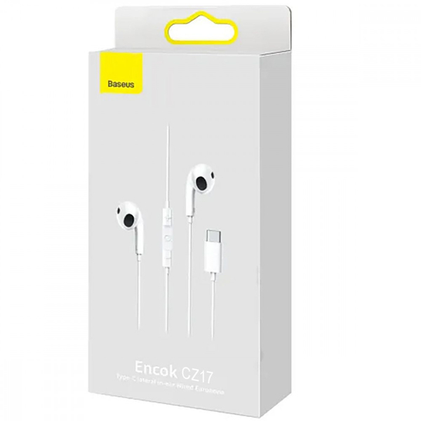 Навушники Baseus Encok CZ19 (Type-C) White, изображение 2