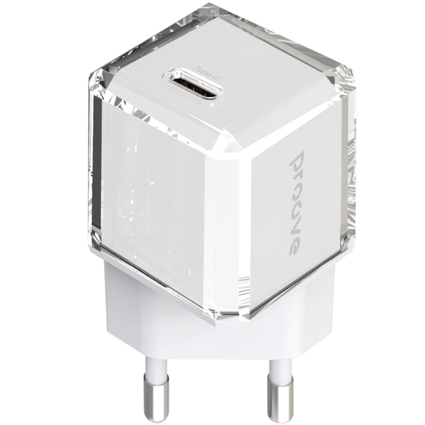 Мережевий зарядний пристрій Proove Pure GaN 30W (Type-C) White, зображення 7