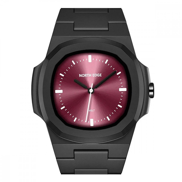 Механічний Годинник NORTH EDGE VOLT Black/red