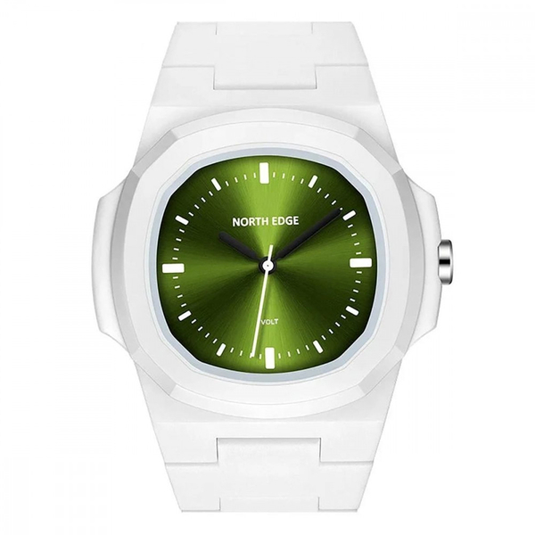Механічний Годинник NORTH EDGE VOLT White/green