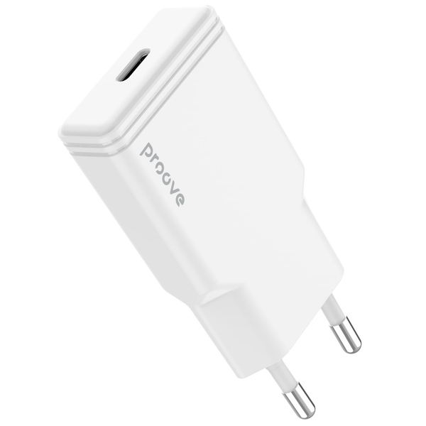 Мережевий зарядний пристрій Proove Slender 20W (Type-C) Black, зображення 6