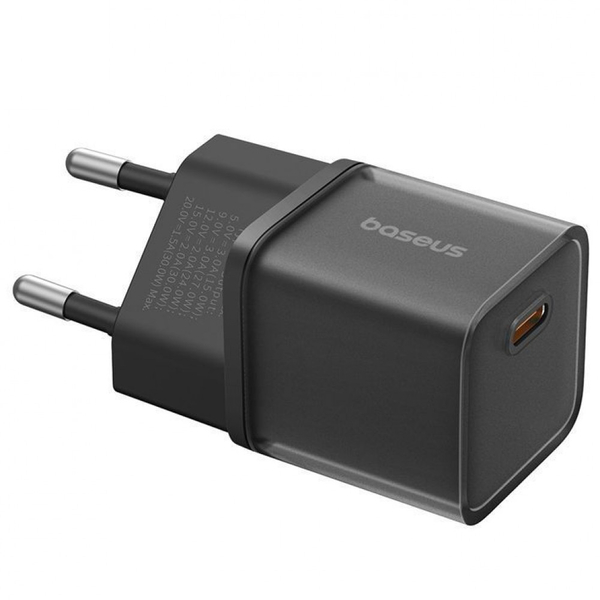 Мережевий зарядний пристрій Baseus GaN5S 30W (Type-C) White, зображення 13