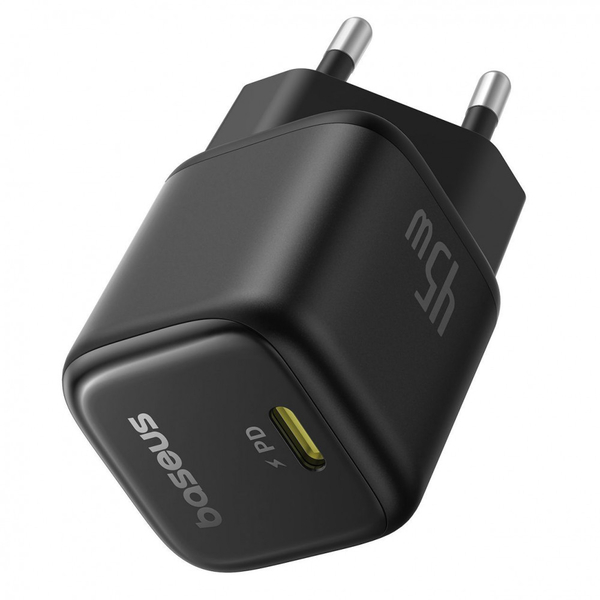 Мережевий зарядний пристрій Baseus PicoGo GaN Fast Charger Type-C 45W Black, зображення 3