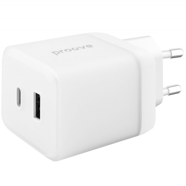 Мережевий зарядний пристрій Proove Pure GaN Plus 30W (Type-C + USB) Black, зображення 8