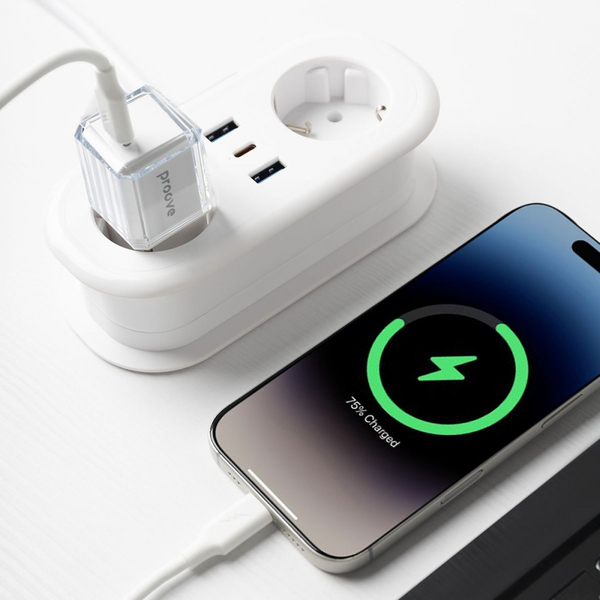 Мережевий зарядний пристрій Proove Pure GaN 30W (Type-C) White, зображення 12