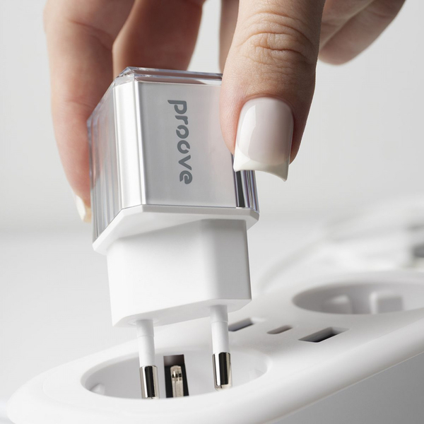 Мережевий зарядний пристрій Proove Pure GaN 30W (Type-C) White, зображення 13