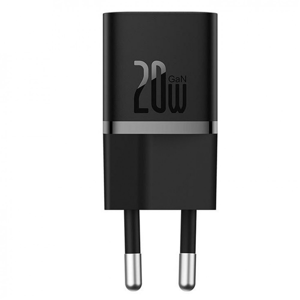 Мережевий зарядний пристрій Baseus GaN5 Mini Fast Charger 20W (Type-C) Black
