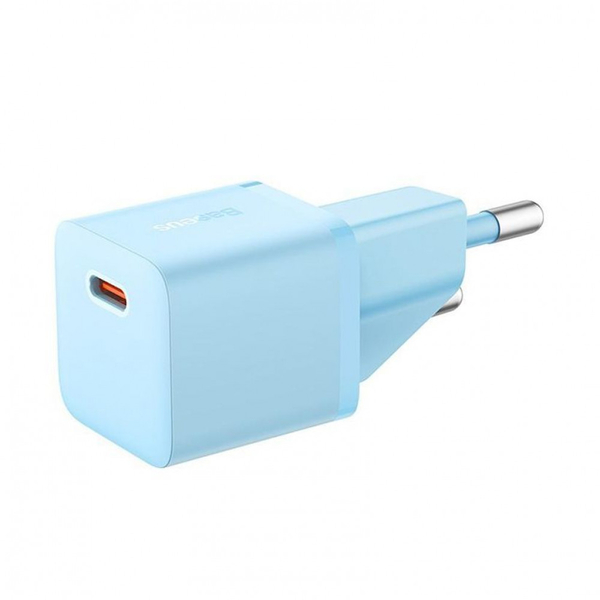 Мережевий зарядний пристрій Baseus GaN5 Mini Fast Charger 20W (Type-C) White, зображення 4