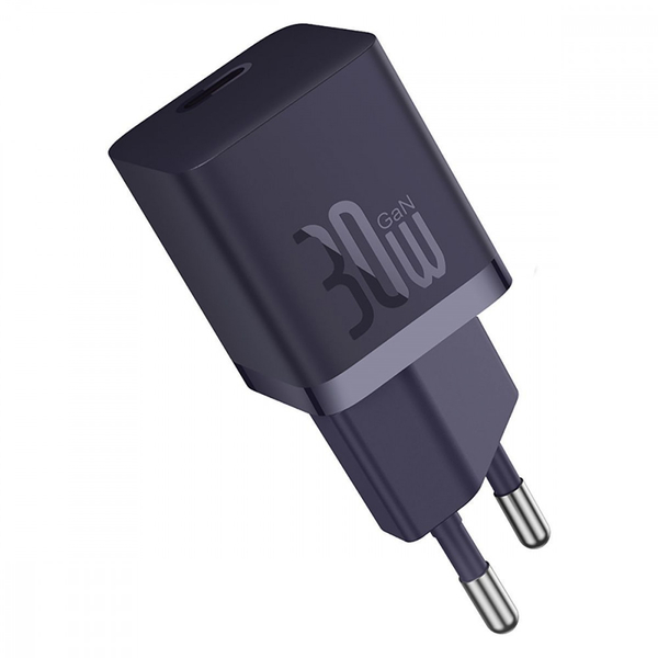 Мережевий зарядний пристрій Baseus GaN5 Mini Fast Charger Type-C 30W Blue, зображення 10