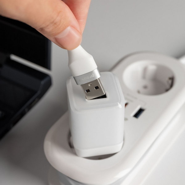 Мережевий зарядний пристрій Proove Pure GaN Plus 30W (Type-C + USB) Black, зображення 12