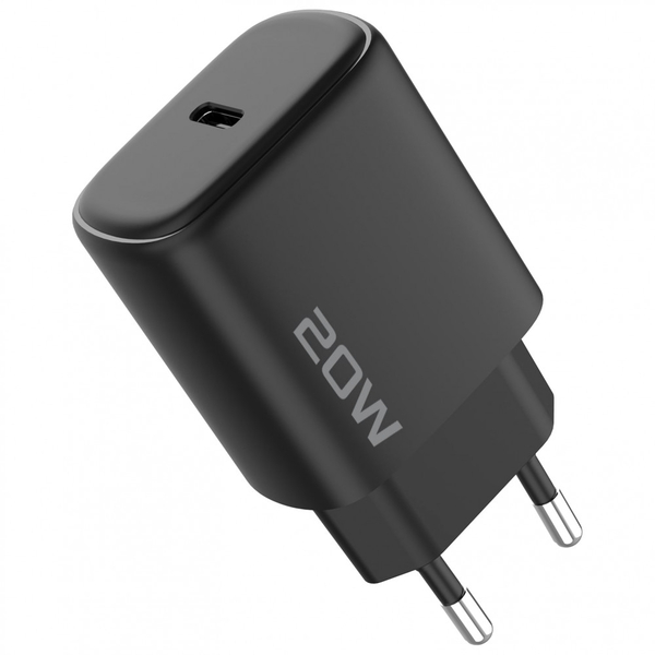 Мережевий зарядний пристрій Proove Silicone Power 2 20W (Type-C) + Cable Type-C to Lightning (1m) White, изображение 3